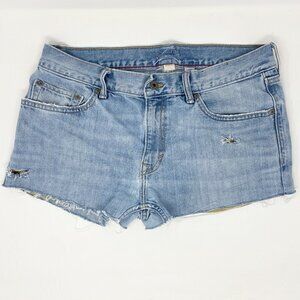 BANANA REPUBLIC | Distressed Denim Cut-Off Shorts